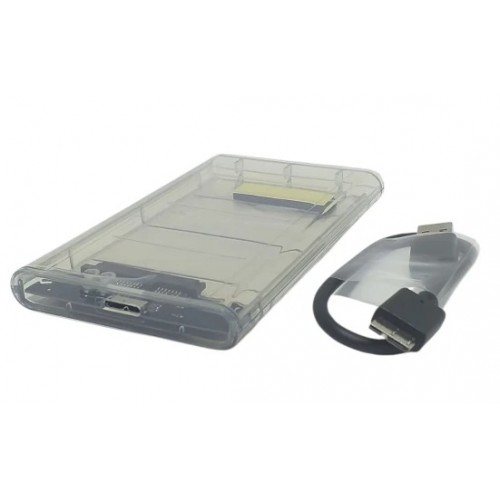 Usb 3.0 2.5" Şeffaf HDD KUTU Gabble GAB-HK244